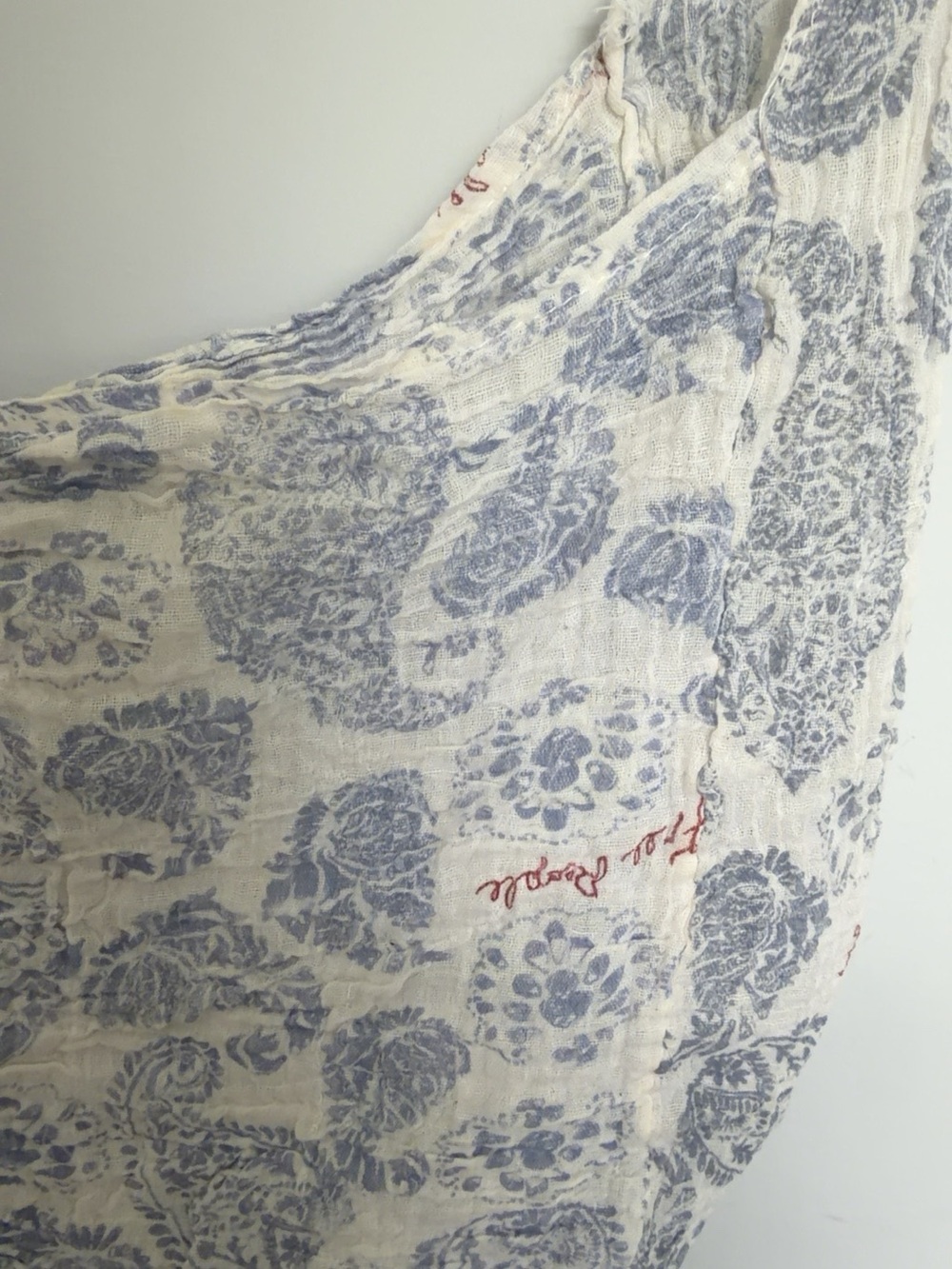 Free People Paisley Gauze Boho Hobo Shoulder Bag - Picture 3 of 3